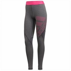 Adidas | Compression Leggings | Dark Grey and Bright Pink